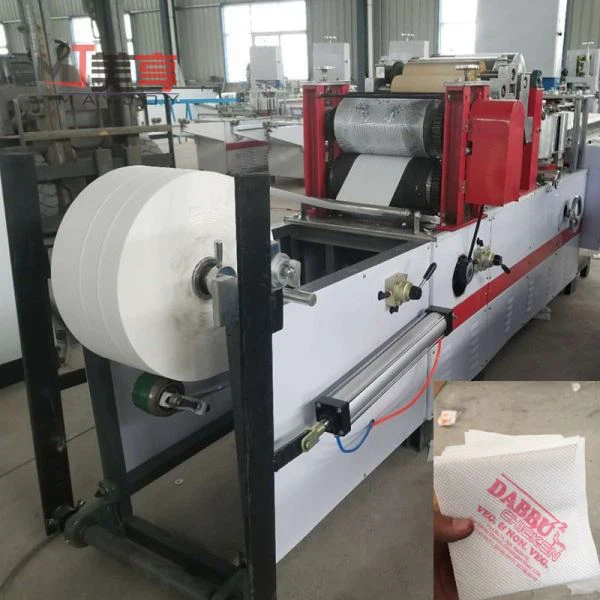Napkin Folding Machine With Color Printing